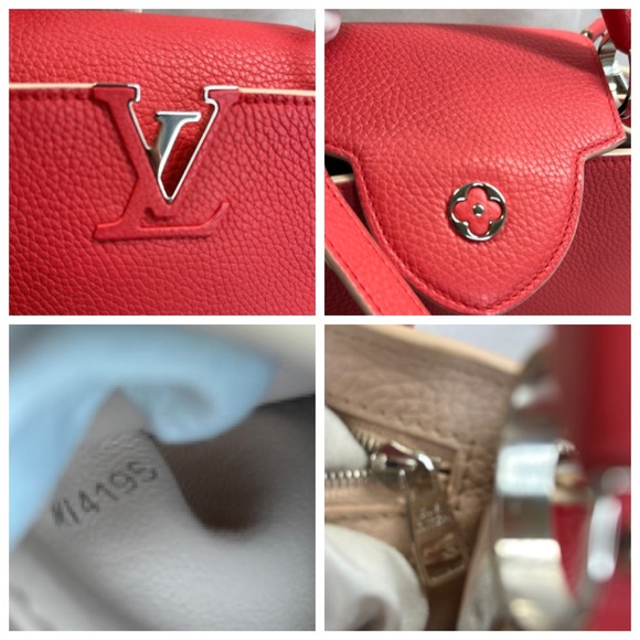 LOUIS VUITTON CAPUCINES BB *PINK RED - Picture 15 of 17